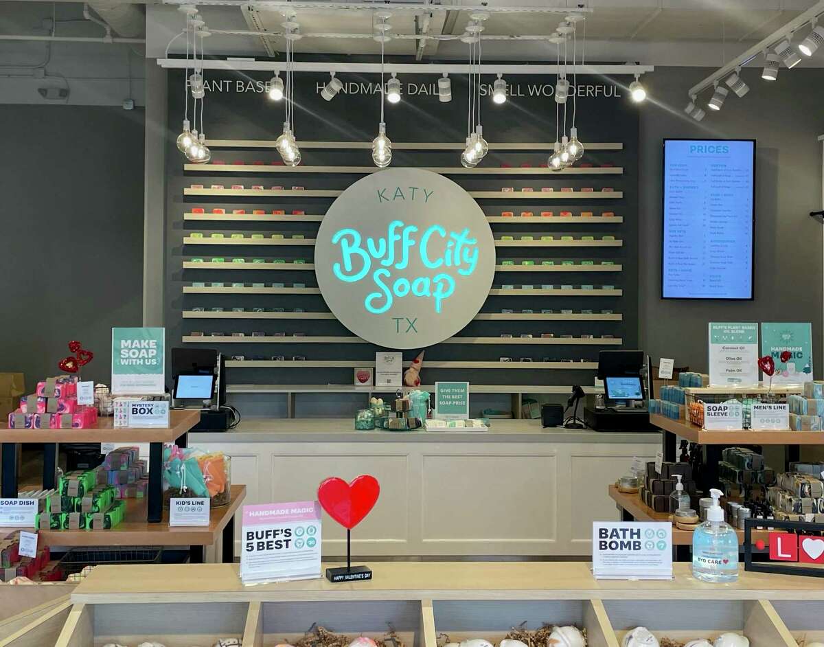 Buff City Soaps has opened a shop in LaCenterra.
