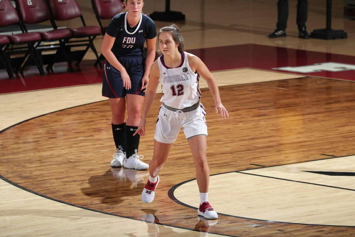 Former Westhill standout Edona Thaqi was surprised with a scholarship on the Fordham women's basketball team earlier this month.