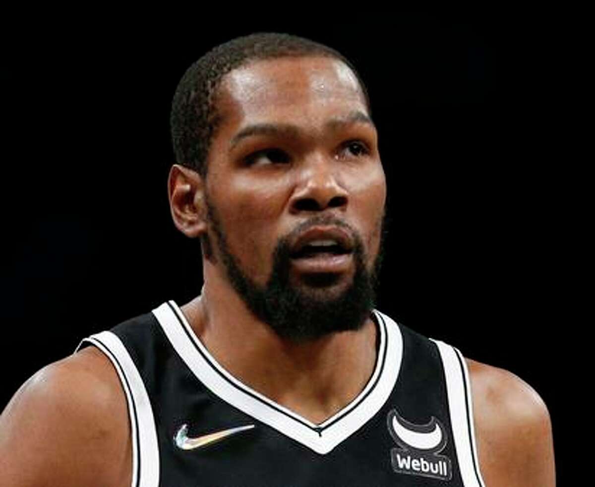Nets forward Kevin Durant was missed in Cleveland.