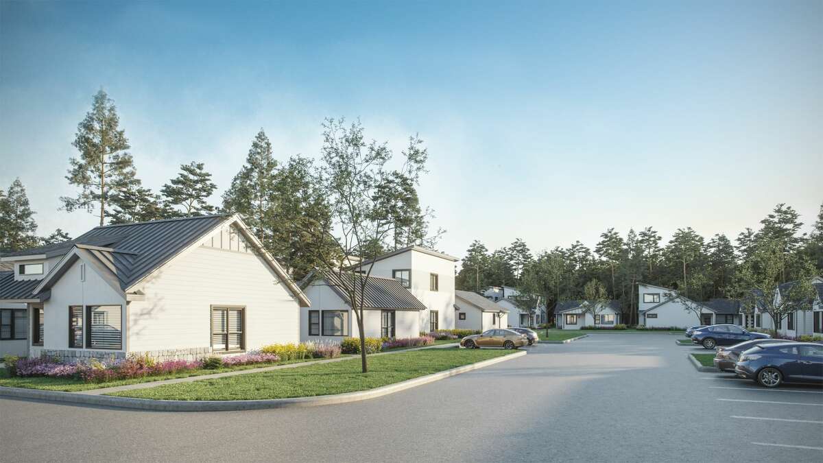 Leva Living is developing a single-family-rental neighborhood at 17260 West Lake Houston Parkway in the Atascocita area. Danze & Davis Architects designed the homes, which range from 773 to 1,358 square feet. 