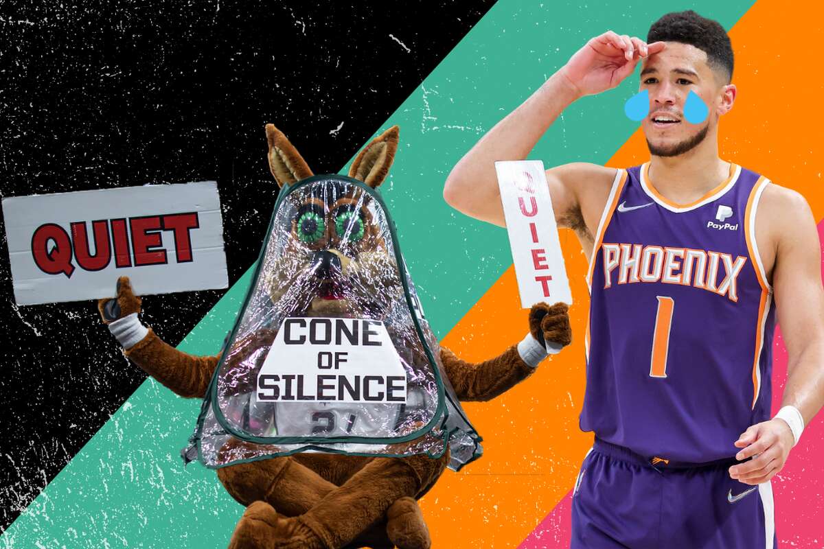 The Spurs Coyote hilariously trolled Phoenix Suns Star Devin Booker on Monday, January 17, 2022. 
