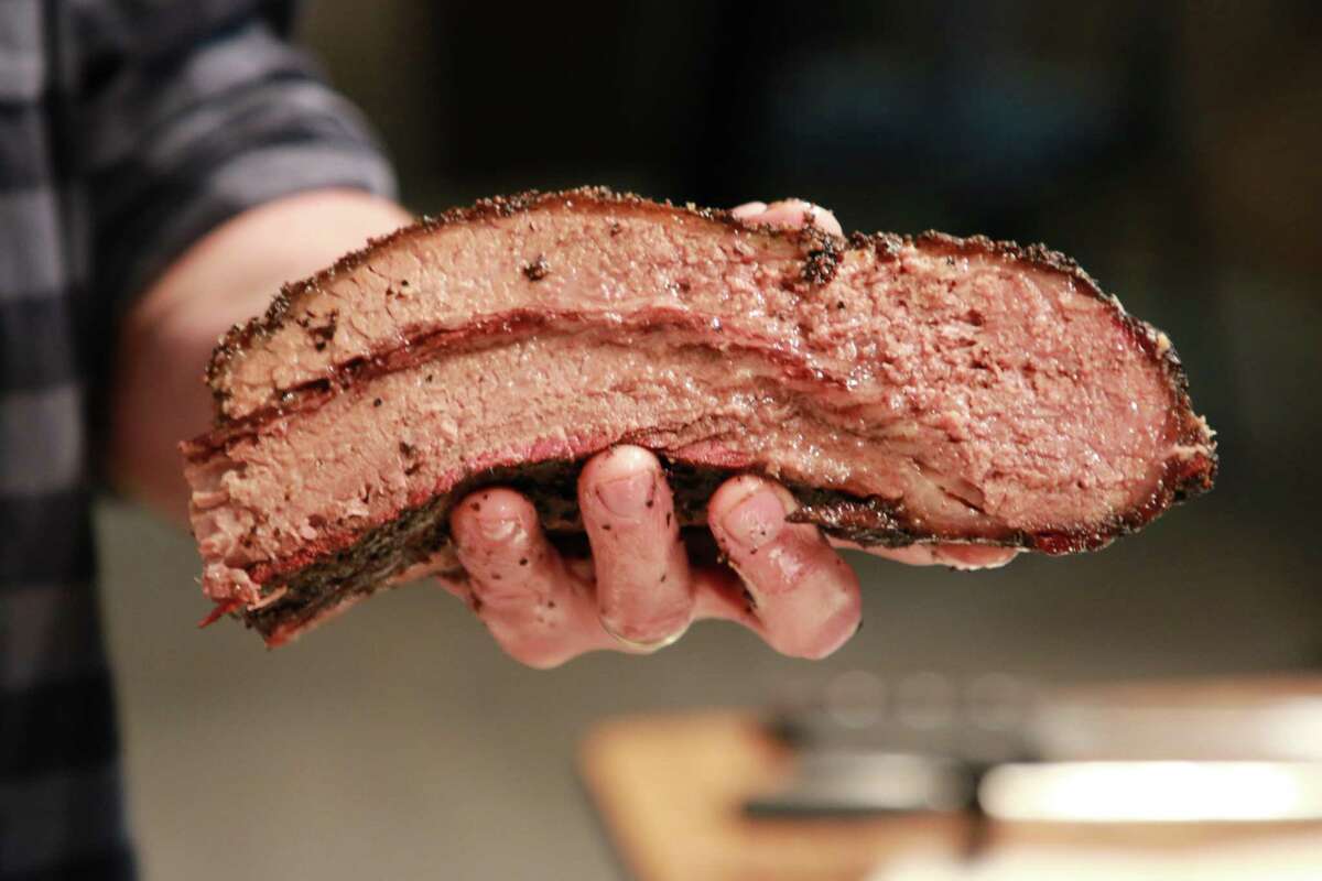 Post oak smoked, Central Texas-style brisket is the holy grail of smoked meats. This brisket was smoked and served at 2022 Camp Brisket at College Station.