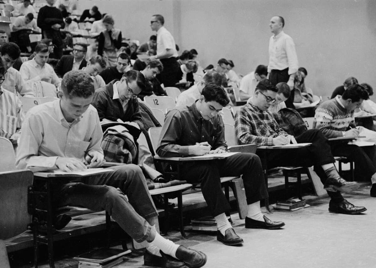 1965–66 - Total dollars earned by work-study participants: $33.4 million ($290 per student) - Average tuition cost: $884 - Average work-study earnings compared to tuition: 32.8% - Total participating schools: 1,095 - Total recipients: 115,000 The U.S. government first offered student loans in 1958 under the National Defense Education Act, which was available to a select number of students. The Economic Opportunity Act of 1964 featured a section on a new work-study program designed to remove poverty-related barriers to pursuing higher education by providing part-time jobs to active students to help pay for tuition and fees. The program was transferred in 1965 from the Department of Labor to the Department of Health, Education, and Welfare in 1965 with the Higher Education Act (HEA). That act pushed for social mobility and democratized educational opportunities by authorizing several federal aid programs for individuals pursuing postsecondary education. Financial assistance programs such as Pell Grants (which don’t need to be paid back ) and Stafford loans (which do need to be paid back) were created as a result of the HEA, and all are often sought in tandem by students applying for aid. Preference for work-study was given to low-income students.