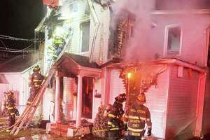 A home at 23 Silver St. in Middletown was destroyed by fire Saturday. Two families, consisting of four adults and a child, were displaced from their residence, officials said.