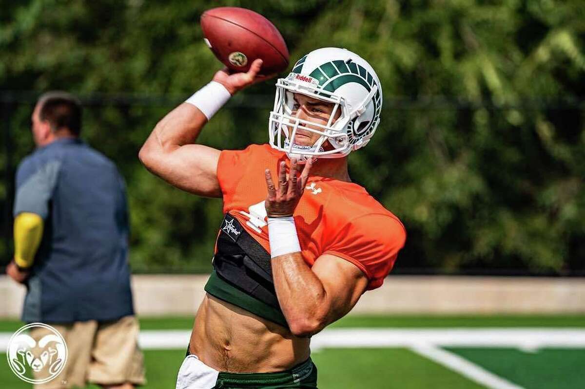 Quarterback Matt Valecce, who played little in stops at Boston College and Colorado State, will compete for a starting job at UAlbany. (Colorado State athletics)