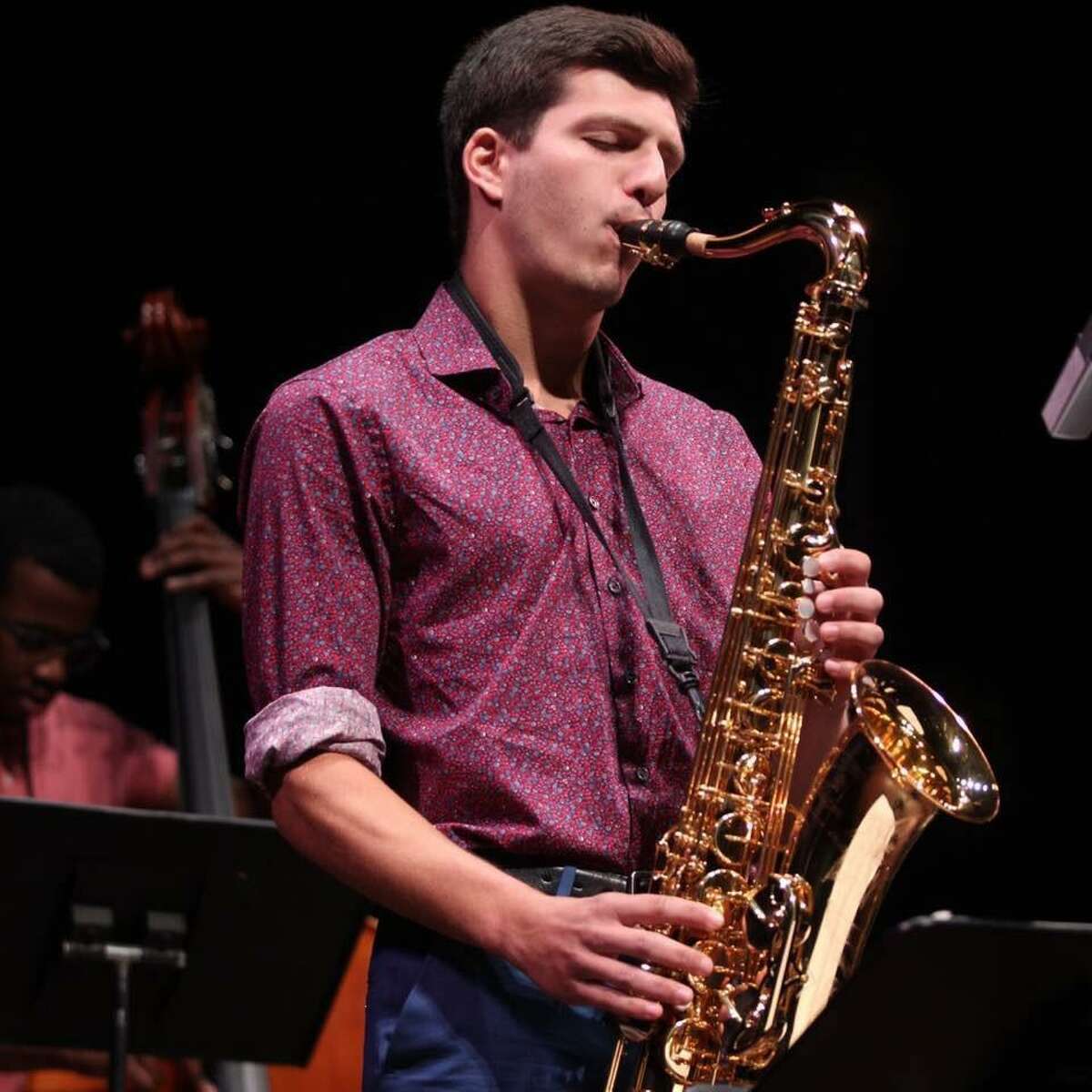 Matt Chasen and the Hartford Jazz Society and the Library Studio of Middletown will present four bands and four hours of jazz music Saturday. Shown here is musician Matt Pearl.