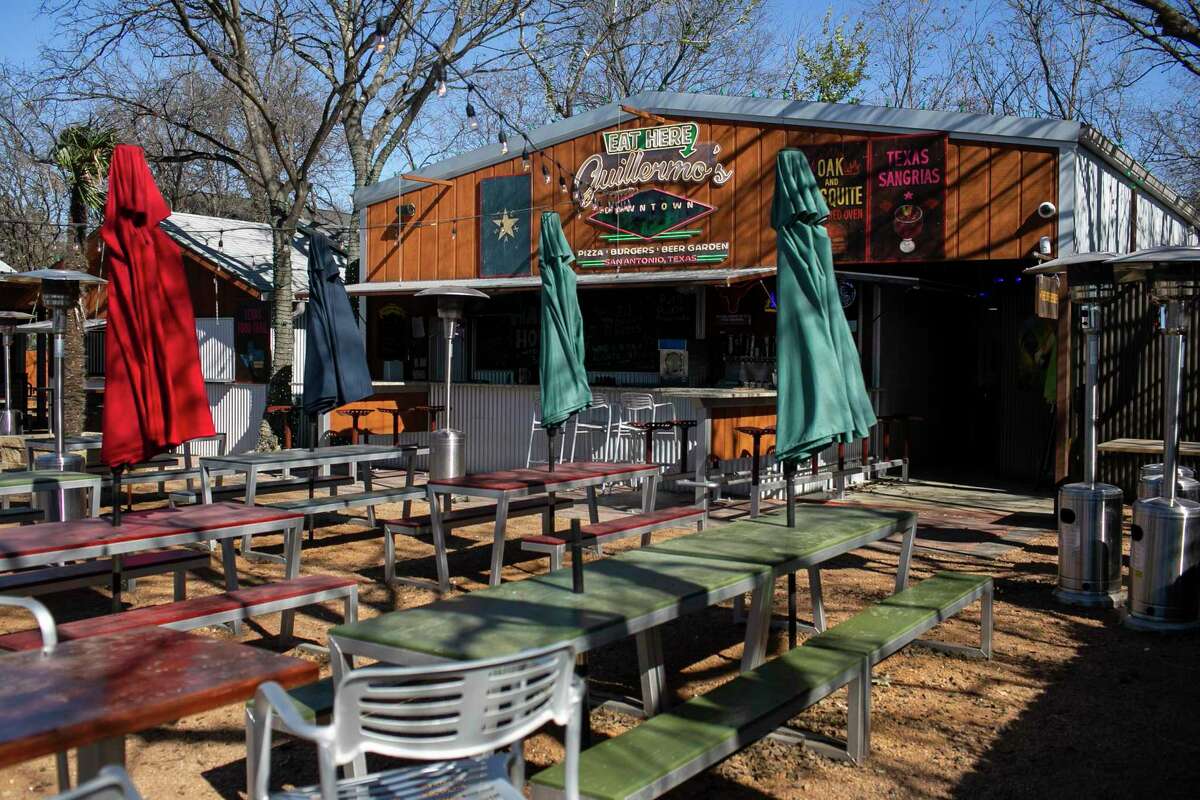 The outdoor patio at Guillermo’s Austin Street can seat at least 200 customers.