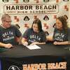 Harbor Beach's Emily Bucholz signed her national letter of intent at 3 p.m. Tuesday, Jan. 18.