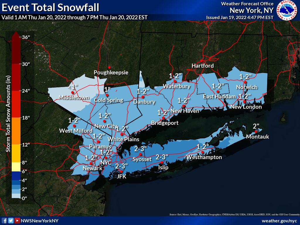 Some snow, frigid temperatures head to CT this week, weather service says