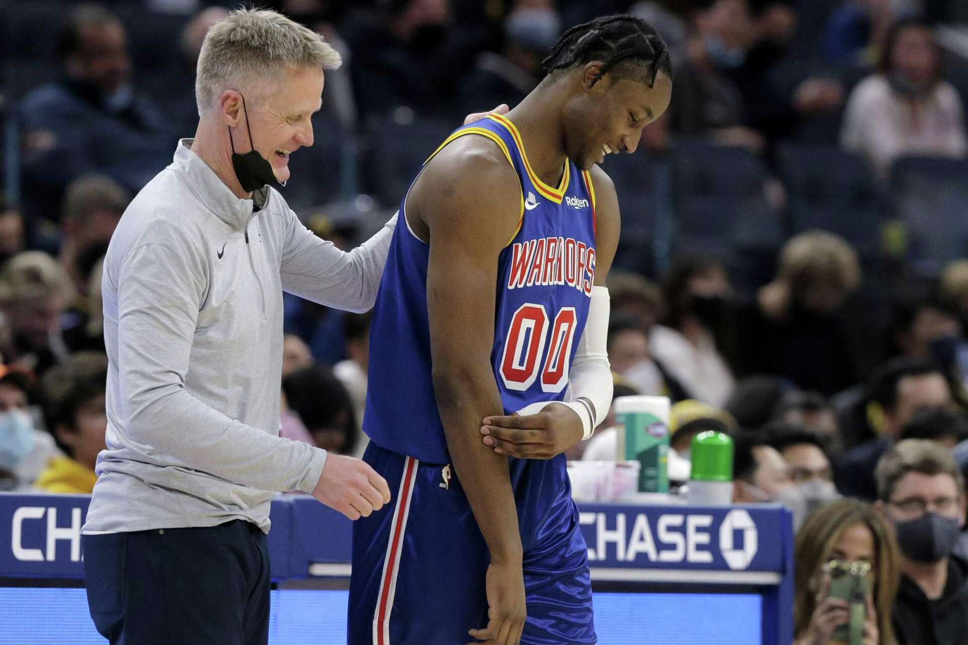 Why Steve Kerr reversed course, pulled Jonathan Kuminga from starting lineup