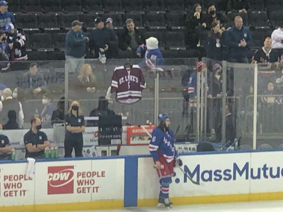 New York Rangers honor Teddy Balkind before game at Madison Square Garden