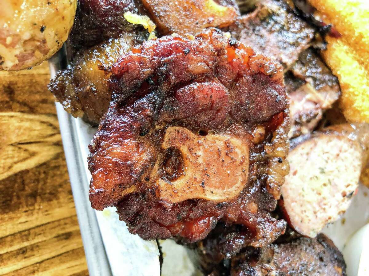 Barbacoa (smoked beef cheek) from Eddie O’s Texas Barbecue