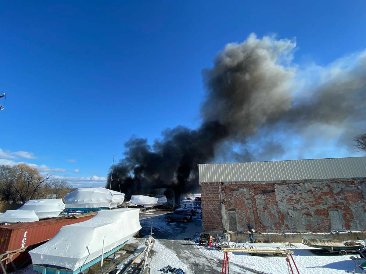 Fuel tank explosion injures marina worker, sparks major fire in Coeymans
