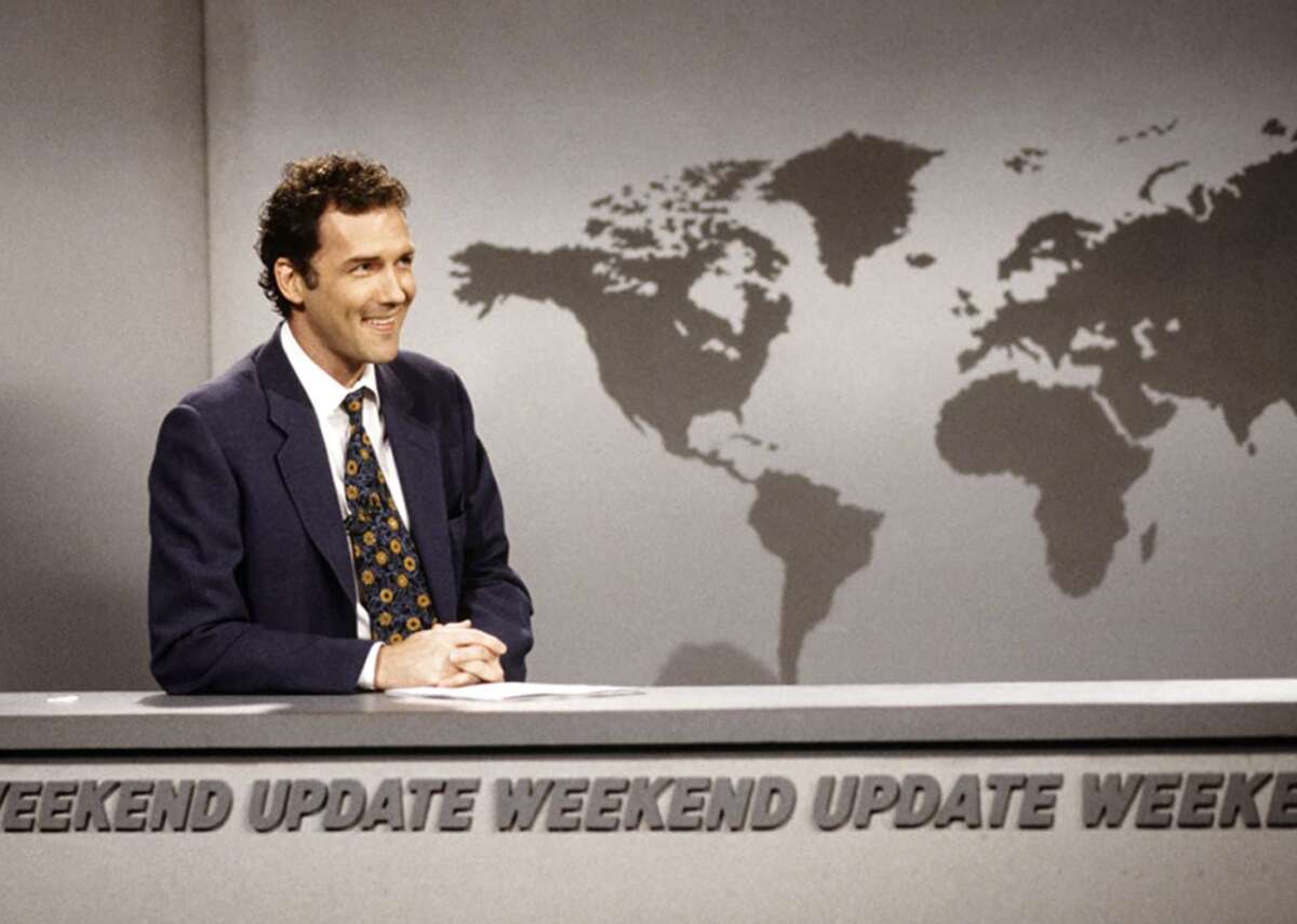 #9. Norm Macdonald - Episodes: 69 - Seasons: 4 - Tenure: Sept. 24, 1994 – Dec. 13, 1997 In a round-up of the best “Weekend Update” anchors, “Entertainment Weekly” declared Norm Macdonald top dog. Though he only sat in the host’s chair for three years, Macdonald stands out because he cared so little about what the audience thought of him. His style has been described as “deadpan, just very straight, no frills,” and making the audience laugh never seemed to be a concern for him—if a bit didn’t land, it was the audiences’ fault, not Macdonald’s. That doesn’t mean the comedian wasn’t funny, quite the opposite in fact. His running gags—like the one about Germans loving David Hasselhoff—often left the audience in tears.