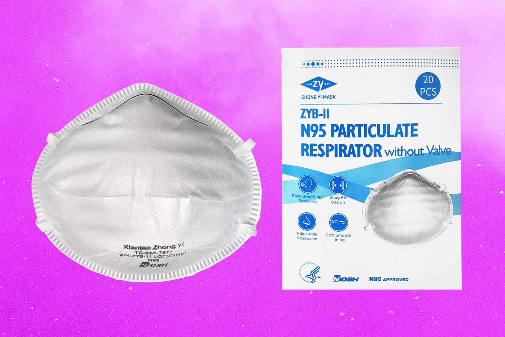 zyb ii n95 particulate respirator