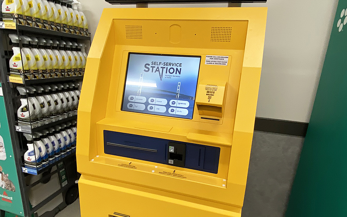 Kiosk Makes Renewing Driver s License Plates A Breeze