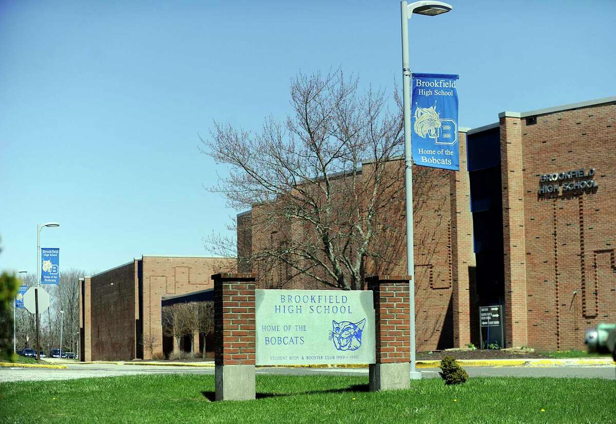Brookfield High School is on 45 Long Meadow Hill Rd, in Brookfield. Photo Monday, April 23, 2018.