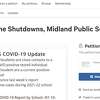 The "Start the Shutdown, Midland Public Schools" petition garnered over 500 signatures in the span of a week.
