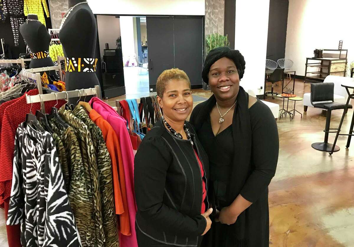 The Black Business Alliance, a Connecticutwide organization, has moved its main office from New Haven to a store space at the Connecticut Post Mall in Milford as a way of increasing outreach. From left are Anne-Marie Knight, executive director; and Tia Woods, owner of ITS The Room, a consignment boutique located at the mall with the alliance.