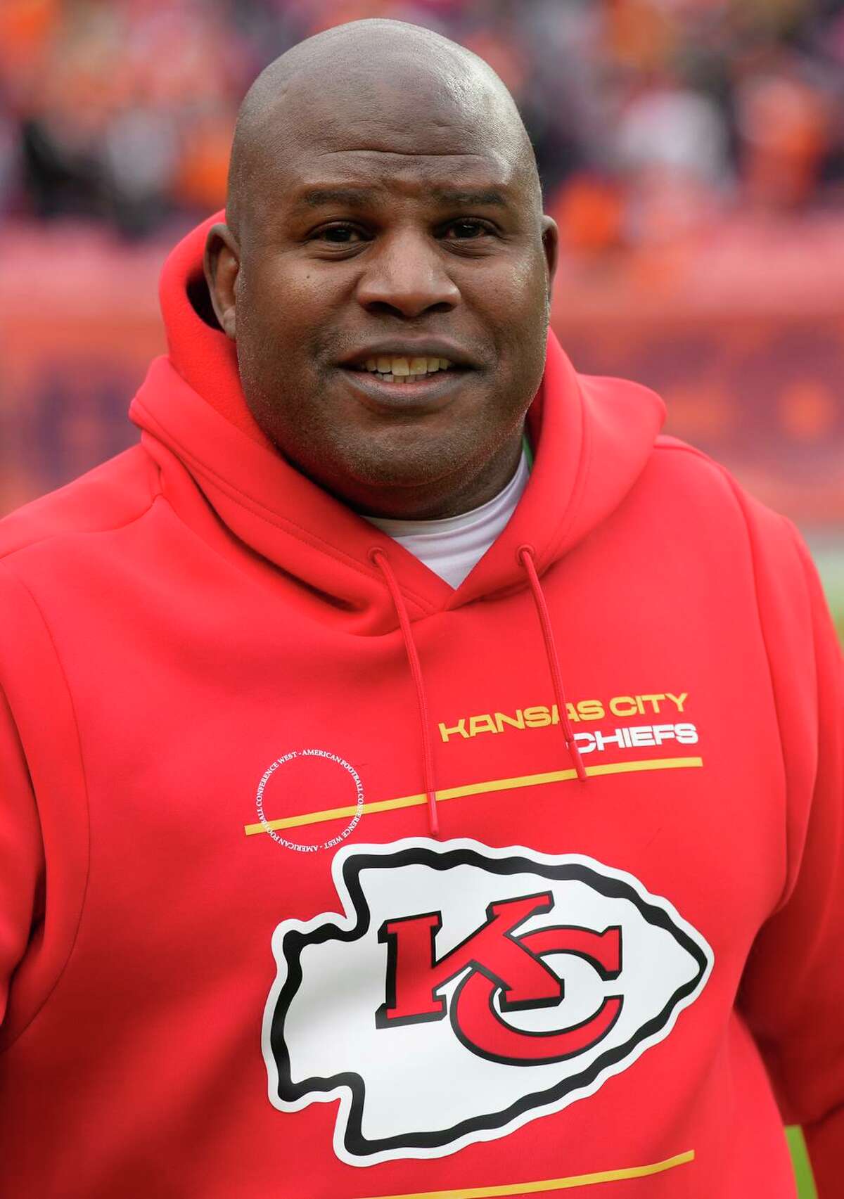 Chiefs offensive coordinator Eric Bieniemy again is a top candidate for a head-coaching job, but his team is still alive in the playoffs.