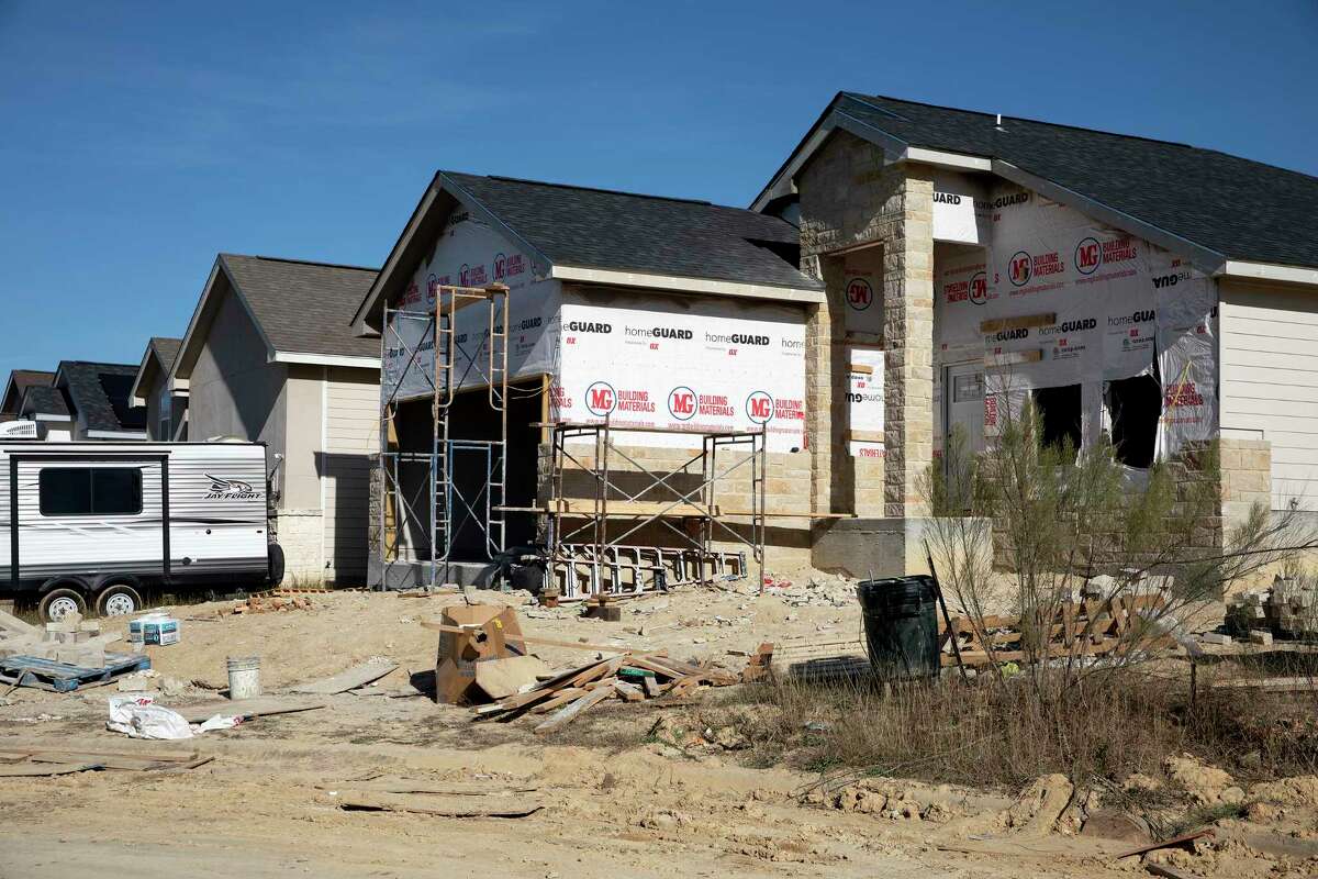 Homes are being built throughout Northeast San Antonio.