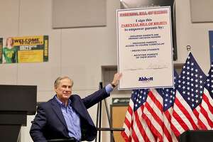 Gov. Greg Abbott introduced his proposed "Parent Bill of Rights" which he said he will amend the state's constitution with if he is re-elected. 