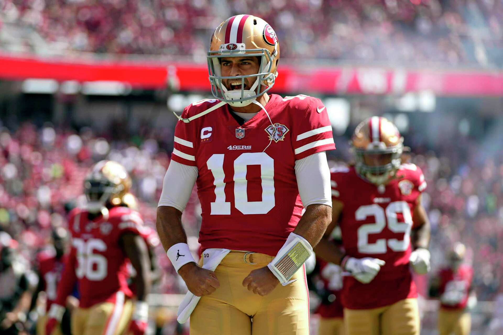 Battered, flawed, victorious: How Jimmy Garoppolo reflects 49ers' season