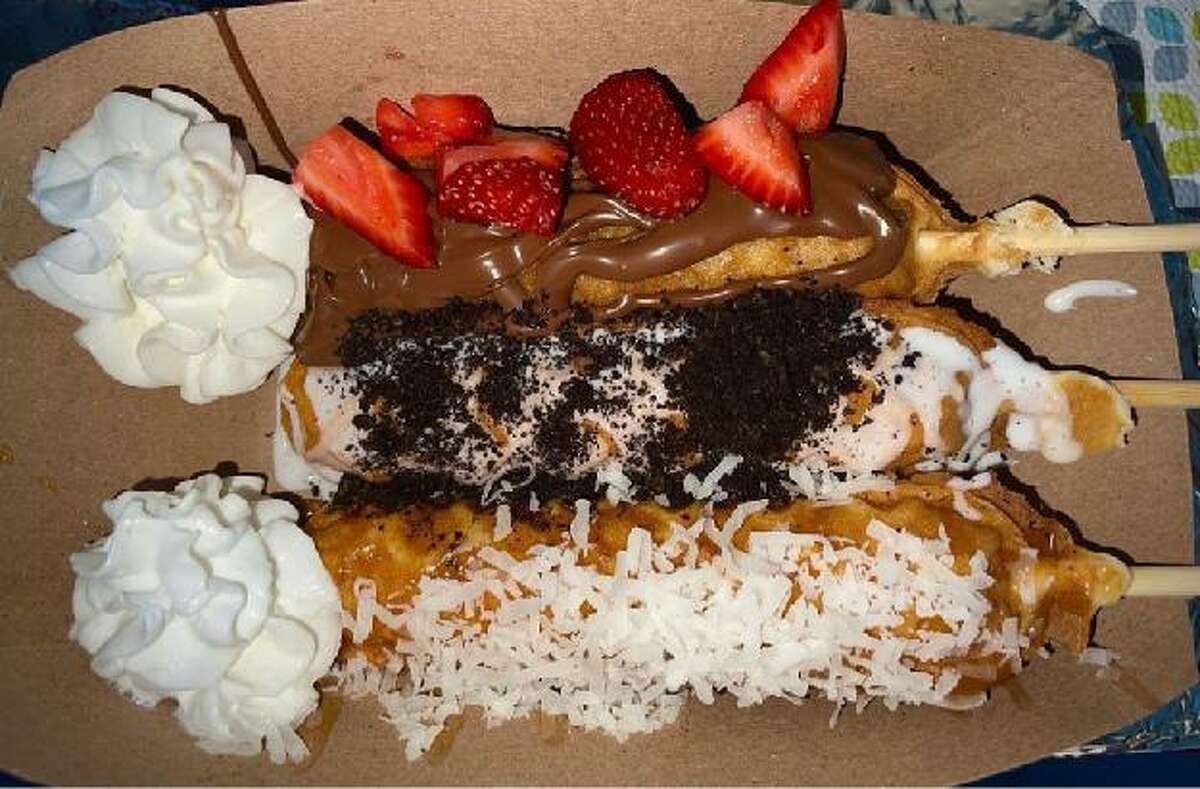 Waffle sticks served by SweetNess Bites food truck in Branford are soon coming to an Orange storefront.
