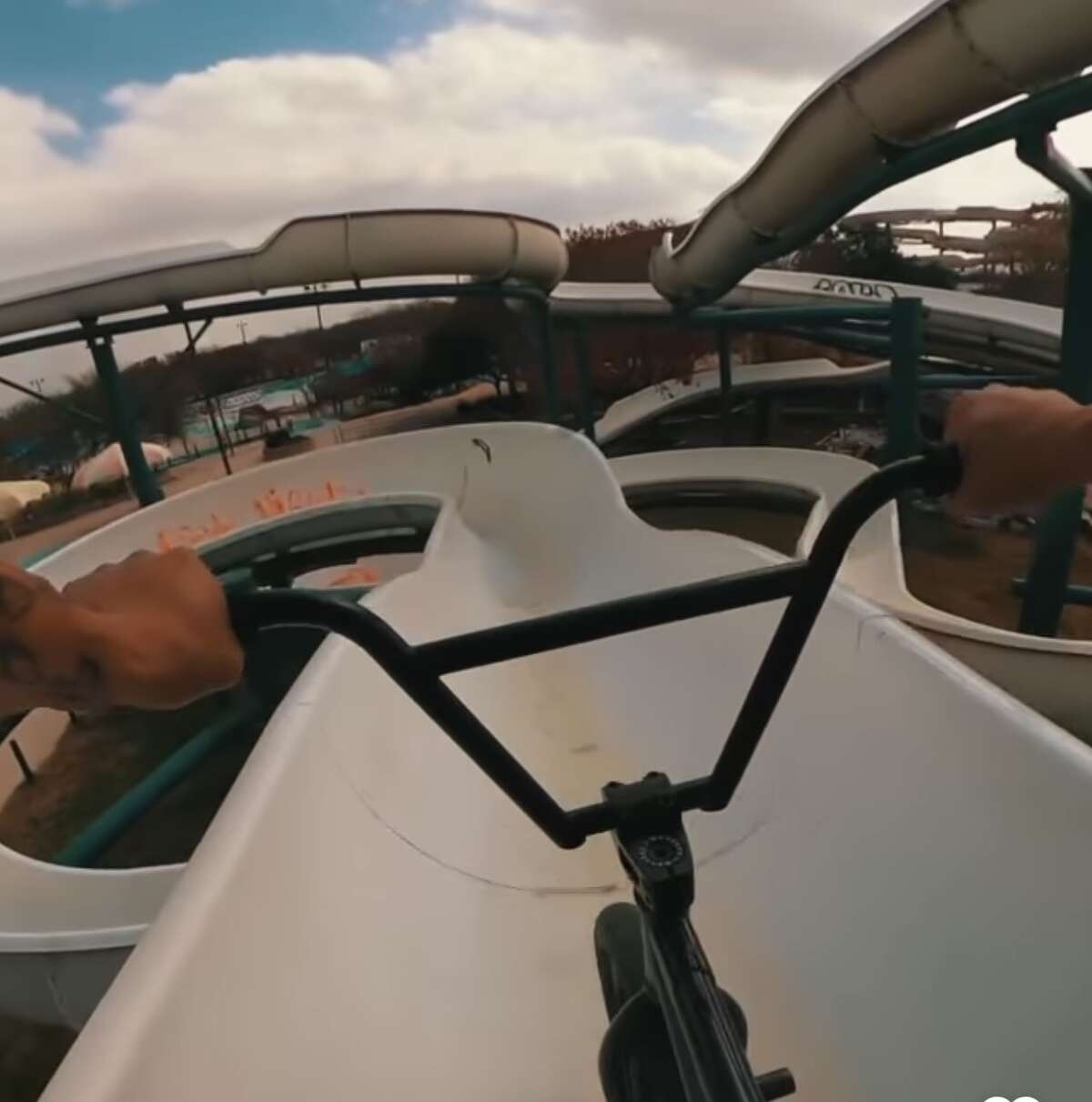 San Antonio man made eerie Splashtown his BMX park for a day
