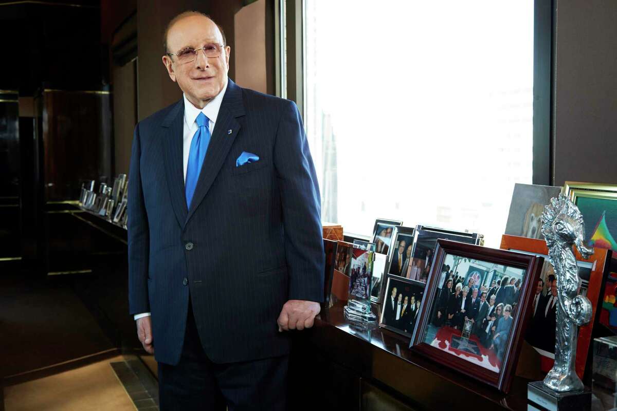 This Feb. 18, 2013 photo shows Sony Music Entertainment's Chief Creative Officer and famous hitmaker Clive Davis posing for a portrait in New York.
