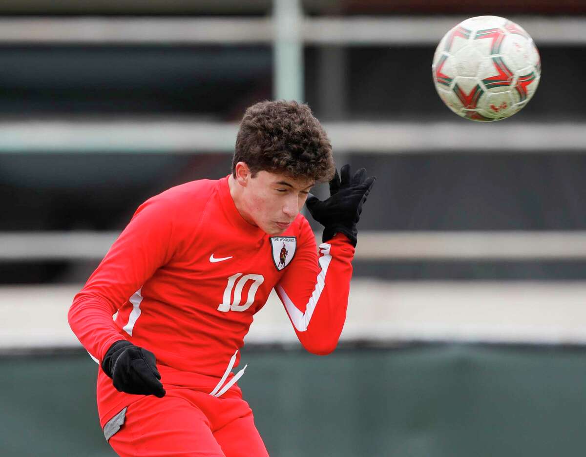 The Woodlands Jose Miranda (10), seen here earlier this month, had three goals against Kingwood Park Friday night.