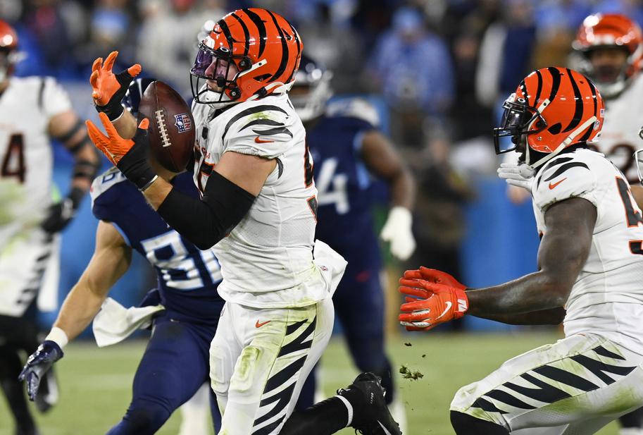 Bengals top Titans on late field goal, make AFC title game