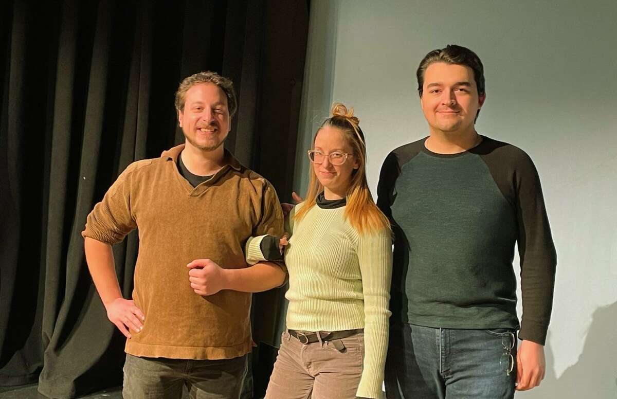 The Milford Arts Council, which is also known as the MAC, is entering its gala year with its very own Eastbound Theatre’s production of comedian, Lewis Black’s, book that is titled: “One Slight Hitch.” A photo for the production, is shown.