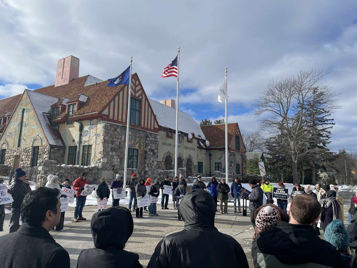 Right to Life of Midland County held its annual March for Life on Sunday, Jan. 23, 2022, outside of the Midland County Courthouse.