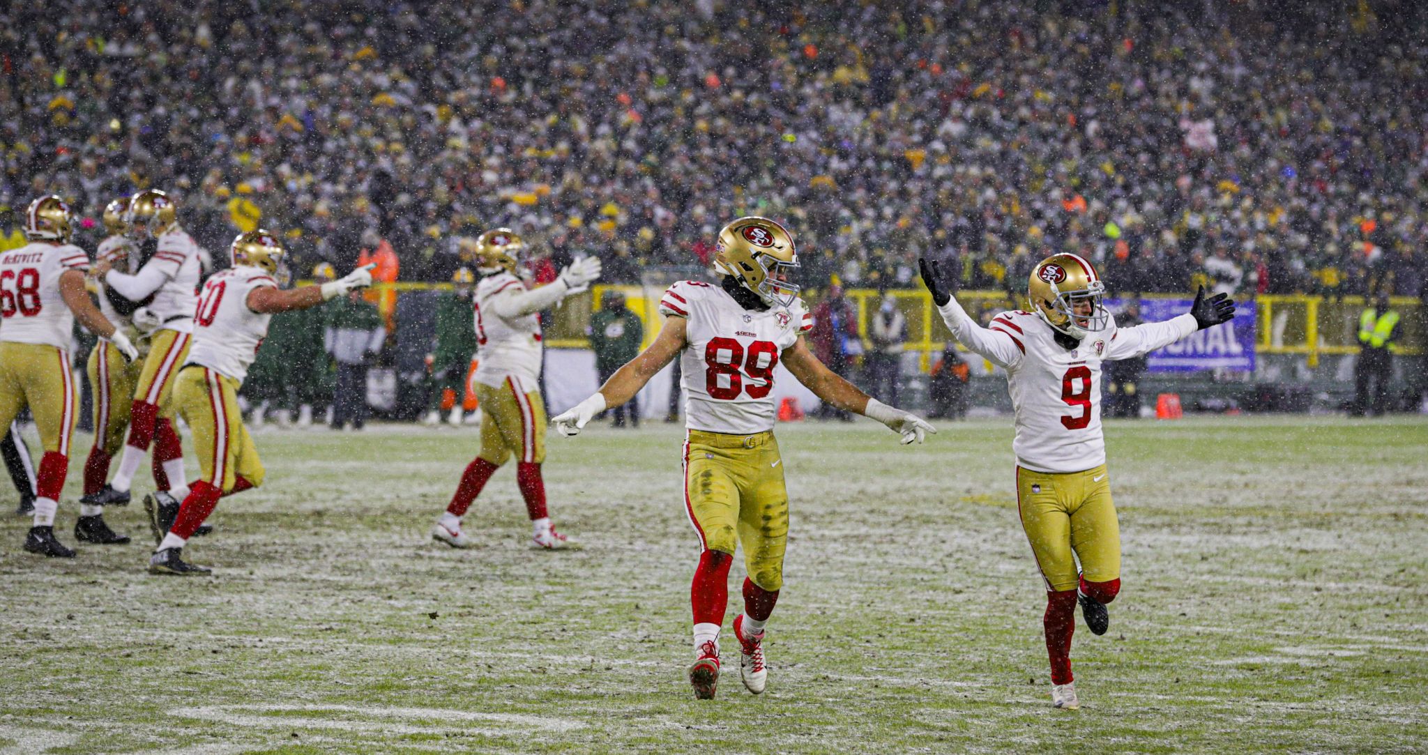 49ers-Packers: Garoppolo, Shanahan, Gould speak after win