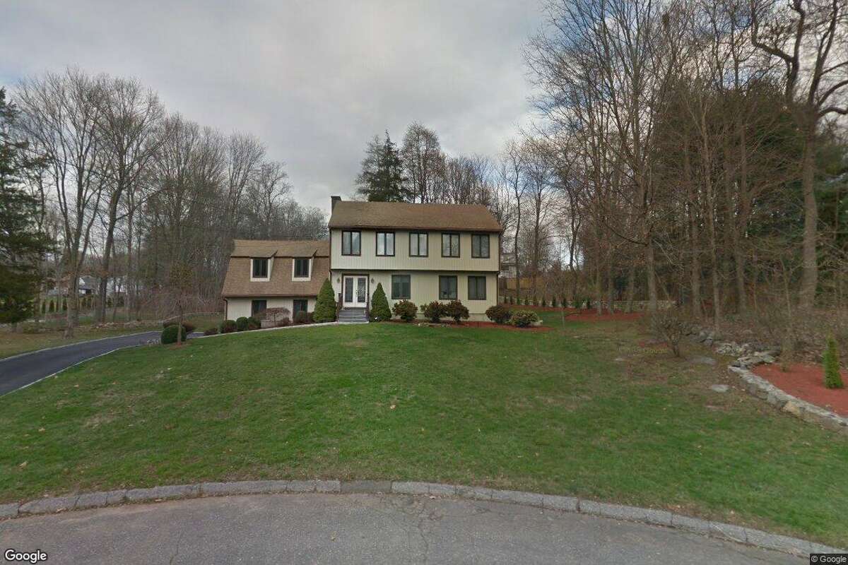 What are the five most expensive homes that sold in Trumbull last two