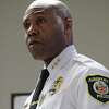 Albany Police Chief Eric Hawkins talks about the police shooting investigation on Monday, Jan. 24, 2022, in Albany, N.Y.