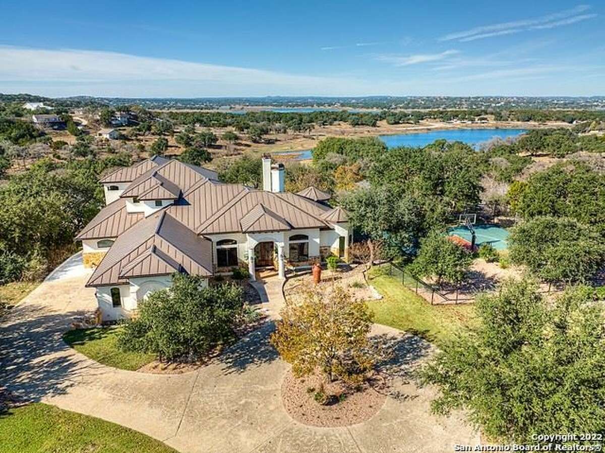 A lavish waterfront home nestled on 3-acres on Canyon Lake has hit the market for $2.5 million.