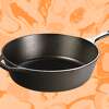 The Lodge Cast Iron Deep Skillet ($39.90) from Amazon. 