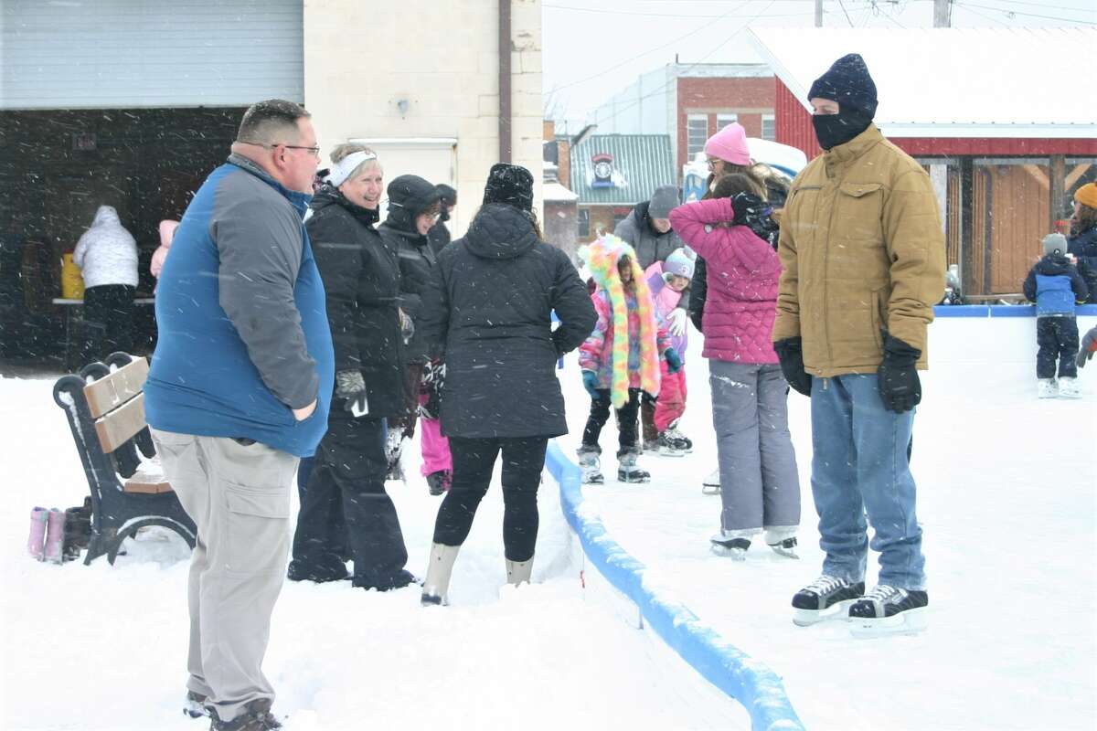 The grand opening of the newest recreational venue in Reed City, the ice rink, was held this past Saturday. Along with skating, visitors were treated to hot cocoa and cookies.