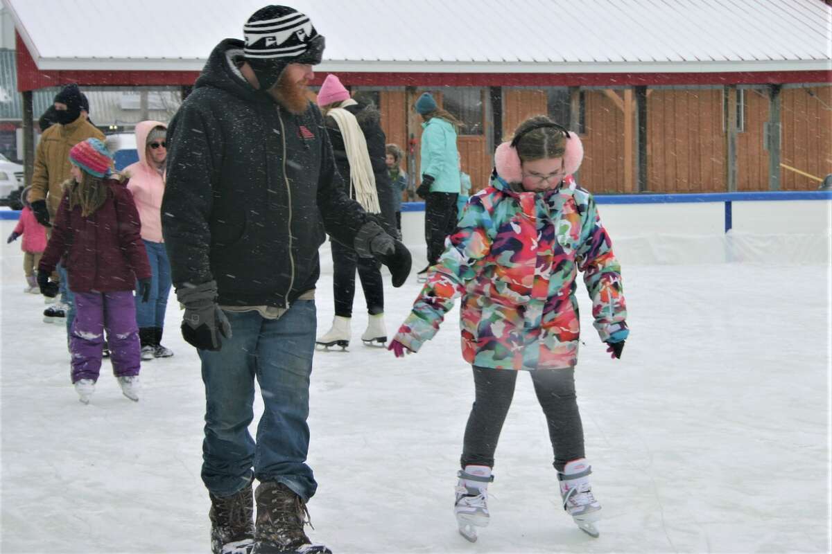 The grand opening of the newest recreational venue in Reed City, the ice rink, was held this past Saturday. Along with skating, visitors were treated to hot cocoa and cookies.