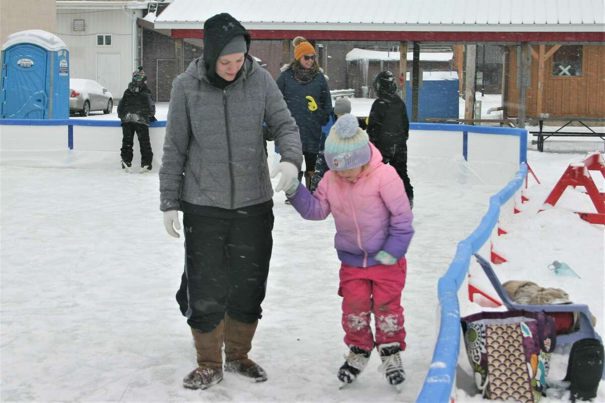 The grand opening of the newest recreational venue in Reed City, the ice rink, was held this past Saturday. Along with skating, visitors were treated to hot cocoa and cookies.