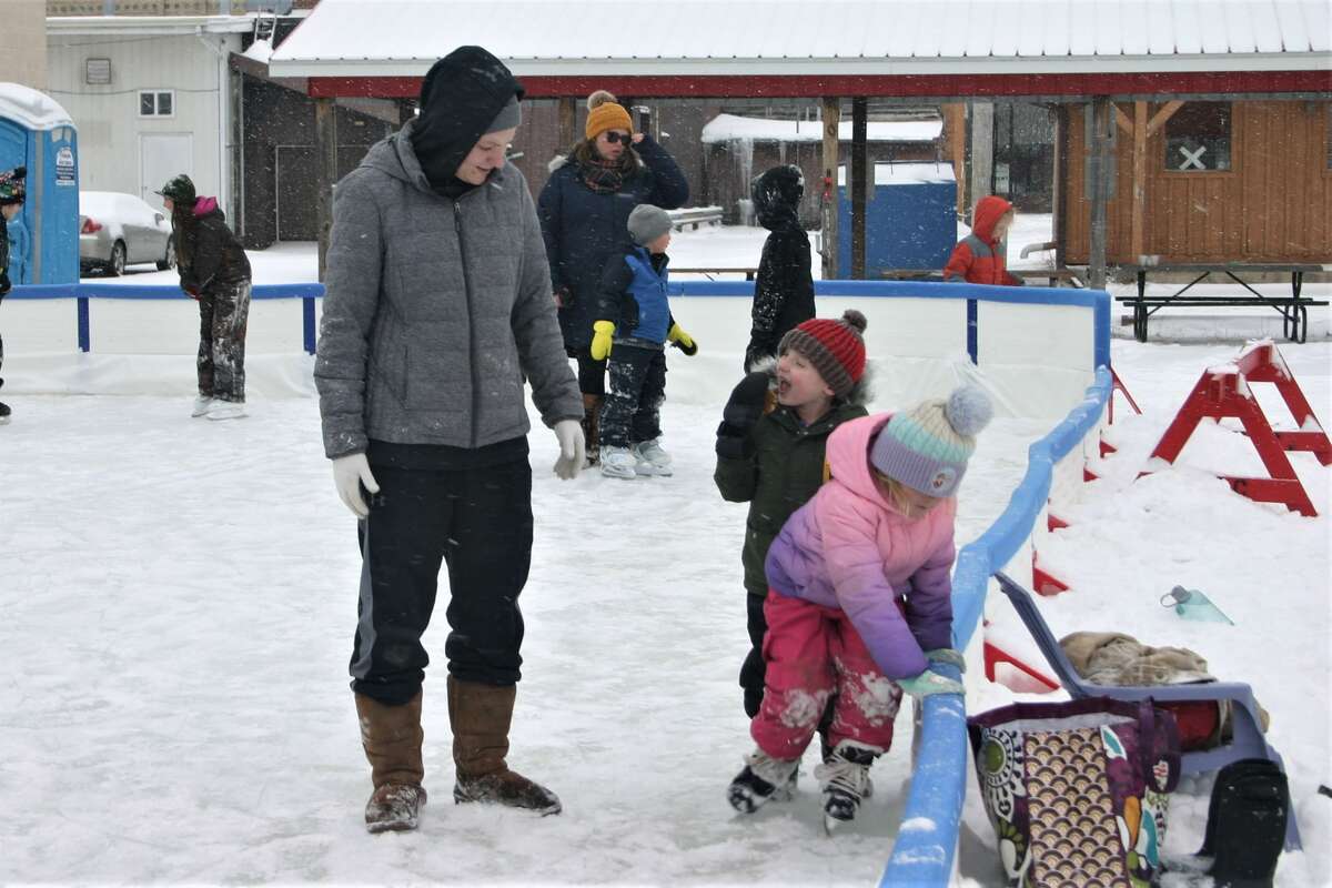 The grand opening of the newest recreational venue in Reed City, the ice rink, was held this past Saturday. Along with skating, visitors were treated to hot cocoa and cookies.