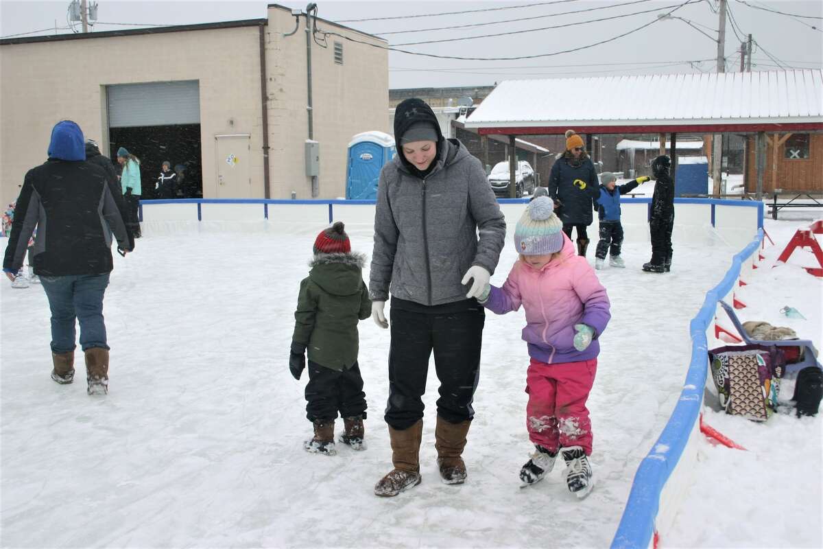 The grand opening of the newest recreational venue in Reed City, the ice rink, was held this past Saturday. Along with skating, visitors were treated to hot cocoa and cookies.