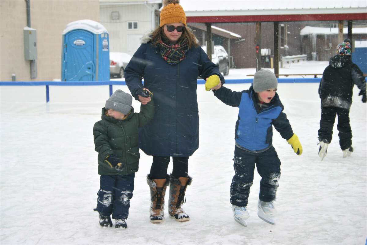 The grand opening of the newest recreational venue in Reed City, the ice rink, was held this past Saturday. Along with skating, visitors were treated to hot cocoa and cookies.