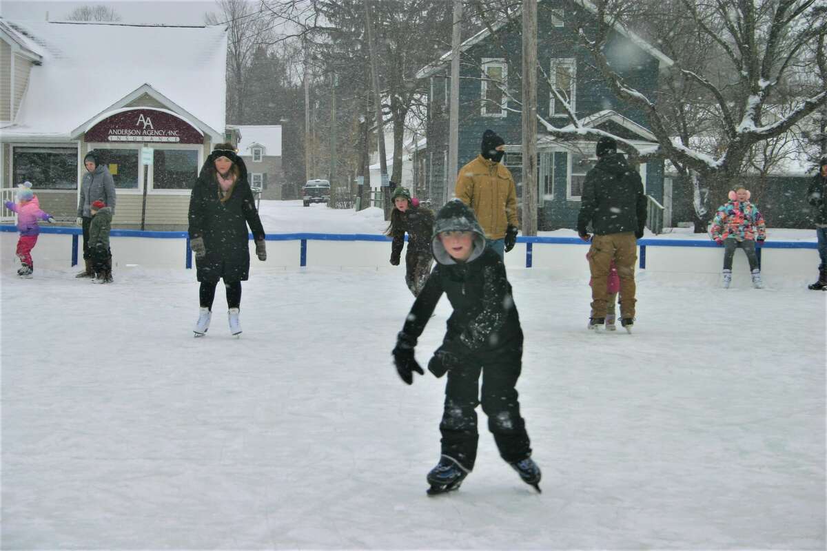 The grand opening of the newest recreational venue in Reed City, the ice rink, was held this past Saturday. Along with skating, visitors were treated to hot cocoa and cookies.