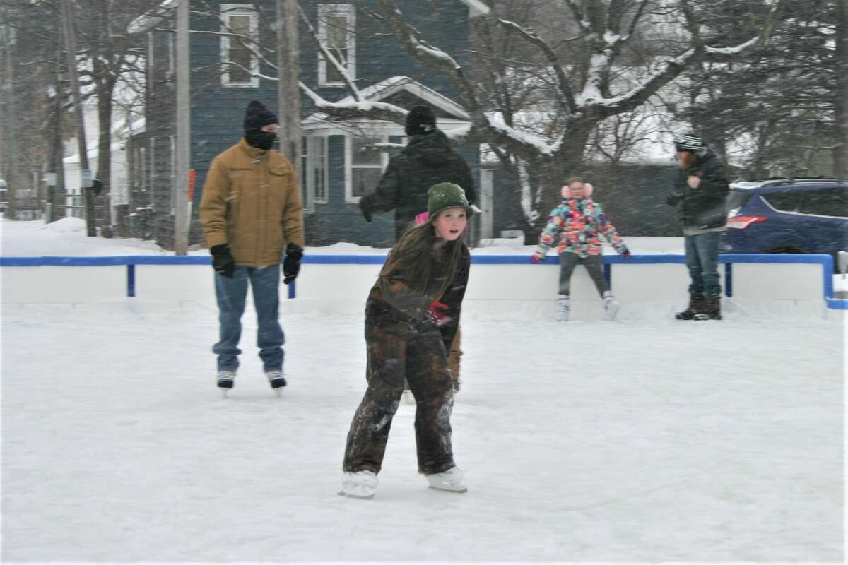 The grand opening of the newest recreational venue in Reed City, the ice rink, was held this past Saturday. Along with skating, visitors were treated to hot cocoa and cookies.