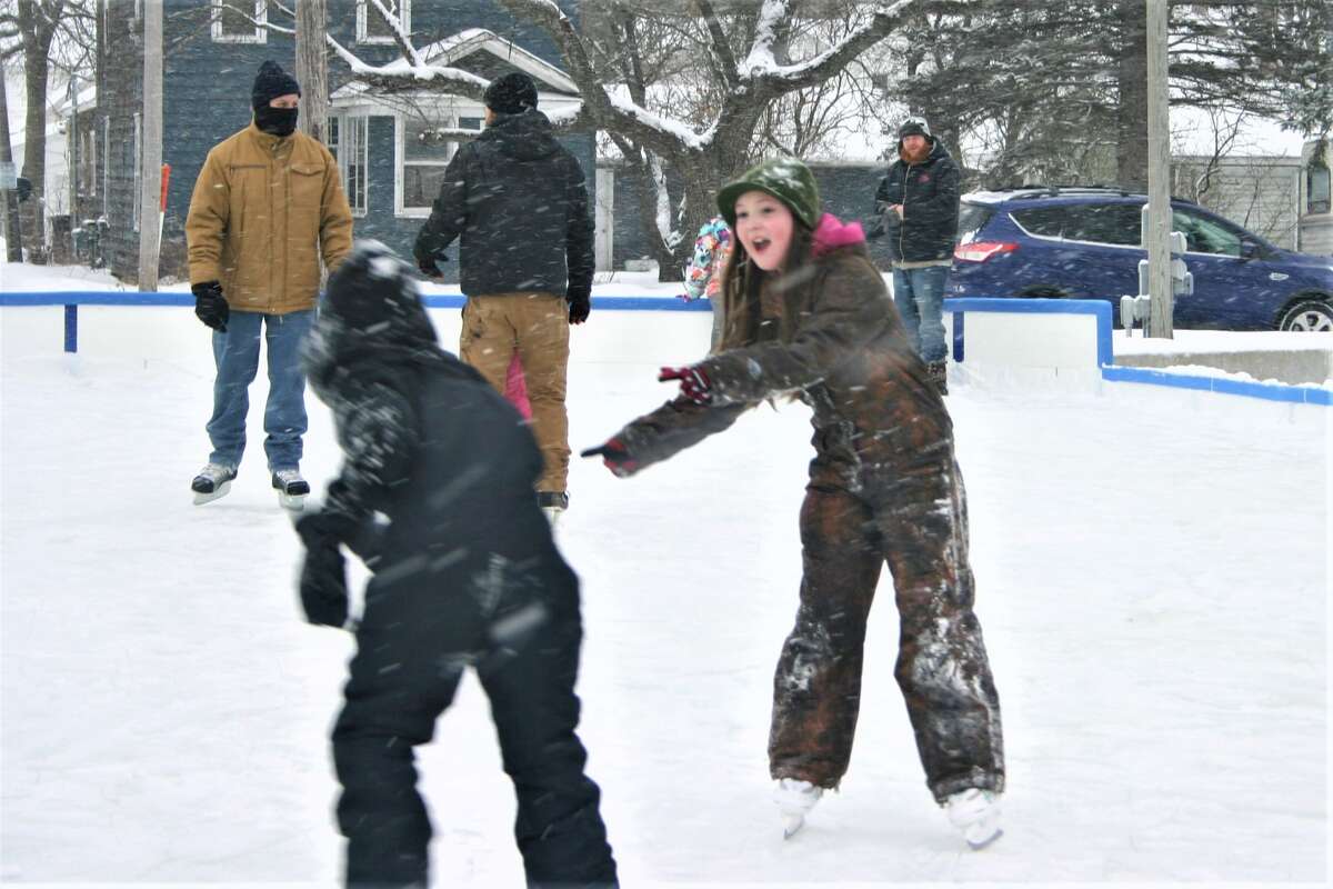The grand opening of the newest recreational venue in Reed City, the ice rink, was held this past Saturday. Along with skating, visitors were treated to hot cocoa and cookies.