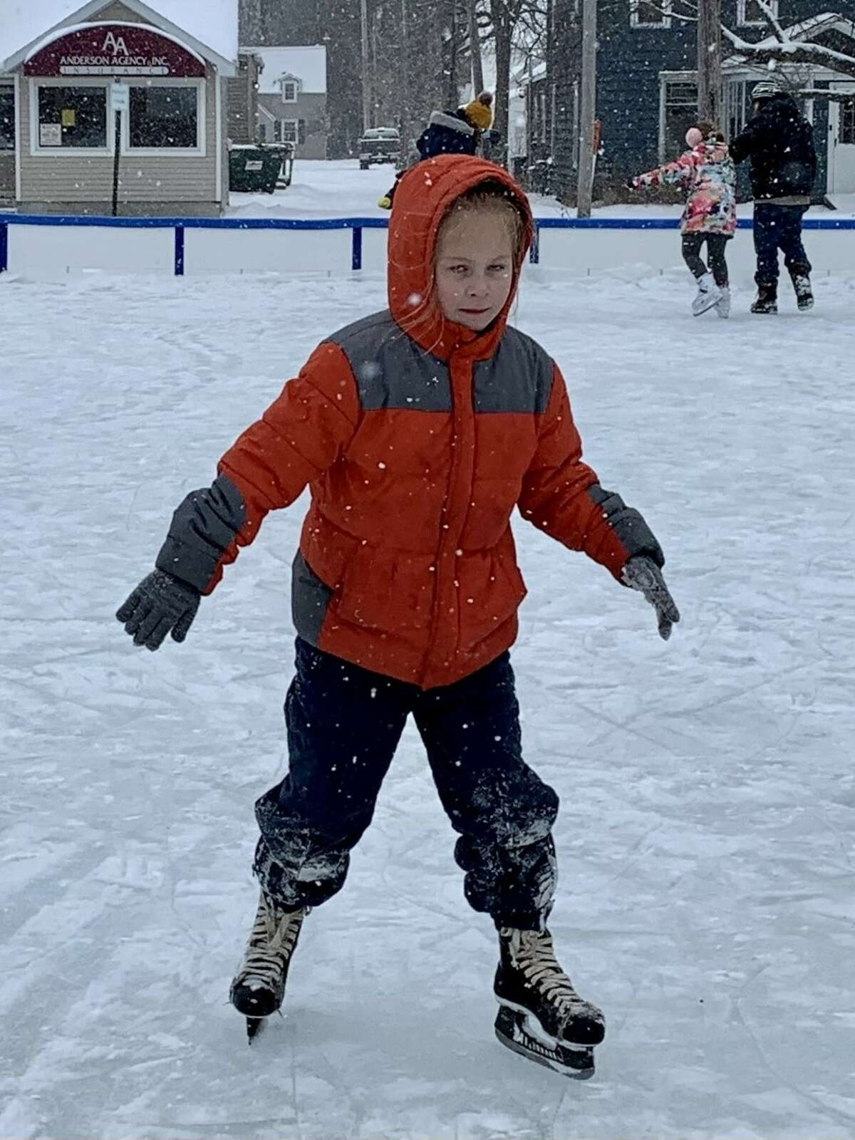 The grand opening of the newest recreational venue in Reed City, the ice rink, was held this past Saturday. Along with skating, visitors were treated to hot cocoa and cookies.
