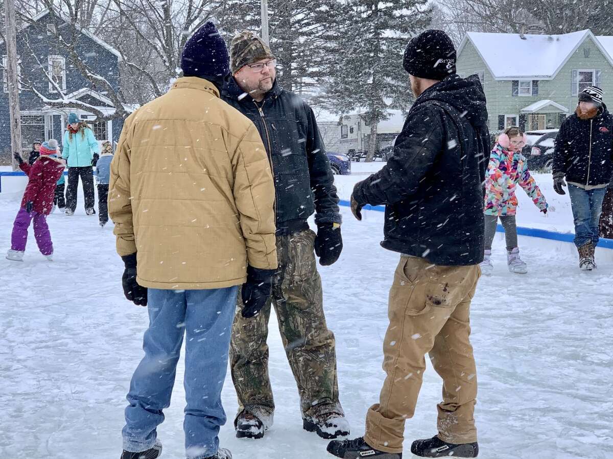 The grand opening of the newest recreational venue in Reed City, the ice rink, was held this past Saturday. Along with skating, visitors were treated to hot cocoa and cookies.